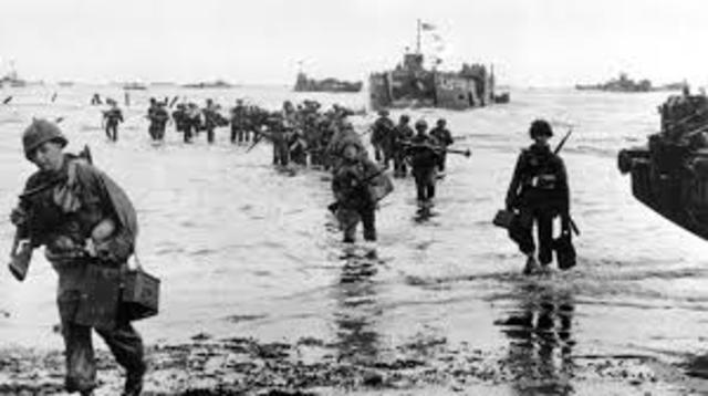D-Day invasion of France at Normandy by Allies