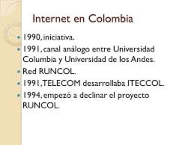La llegada del internet en colombia