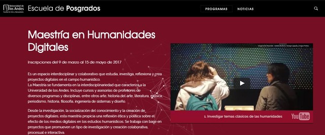 En agosto descubro que existen las humanidades digitales