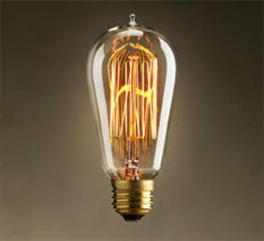 PRIMERA BOMBILLA INCANDESCENTE, Edison