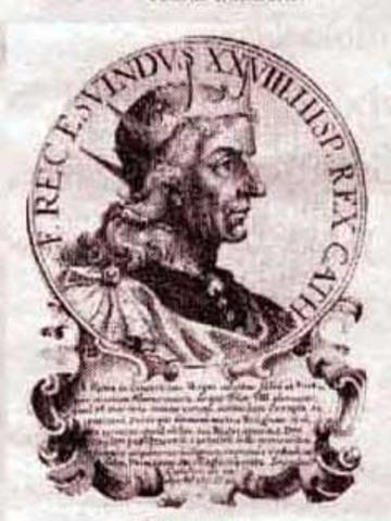 Reinado de Recesvinto, rey visigodo de España