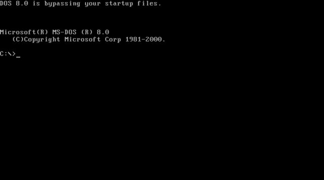 2000 MS-DOS Integrados En Windows