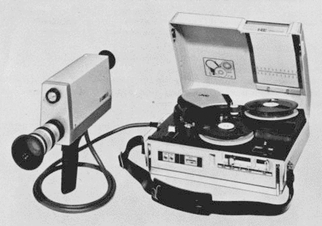 Primer modelo del VRT (Portapack)