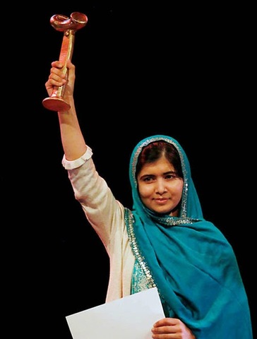 Malala won the United Nations Human Rights Prize