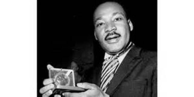 Martin was awarded the noble peace prize.