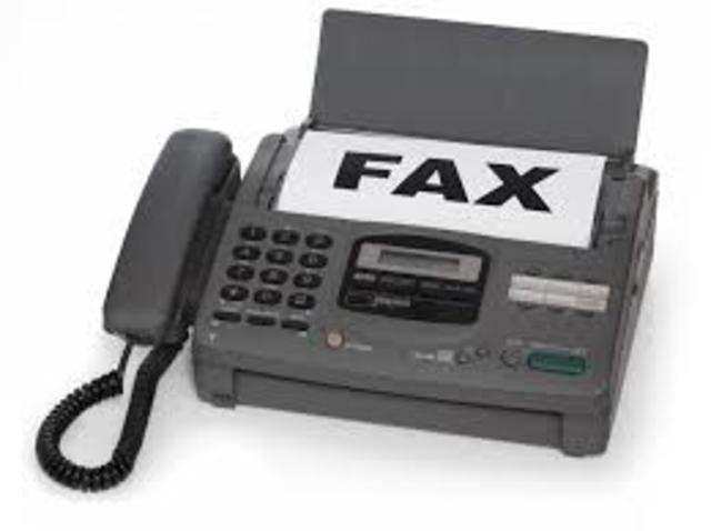 Primeros usos del FAX