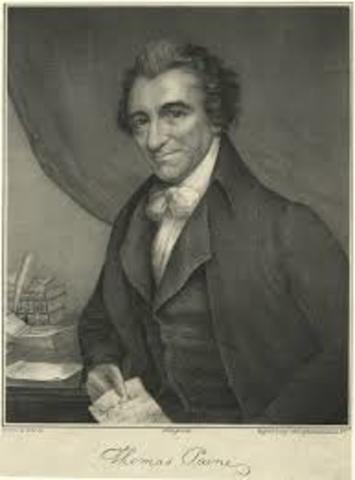 Thomas Paine writes “Common Sense