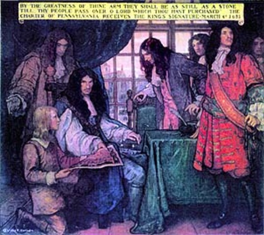 The king signed the Charter.