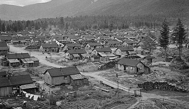 Japanese in isolated camps