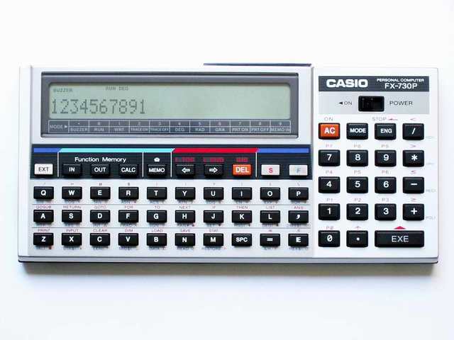 Las calculadoras programables de Casio