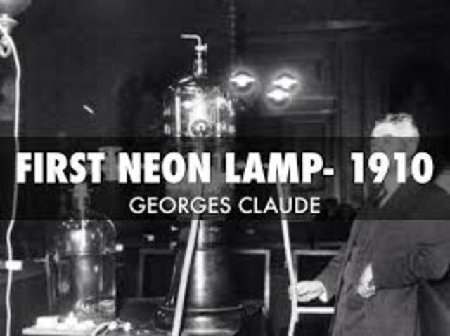 Lampara de neón.