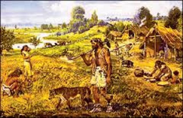 La agricultura y domesticación de animales