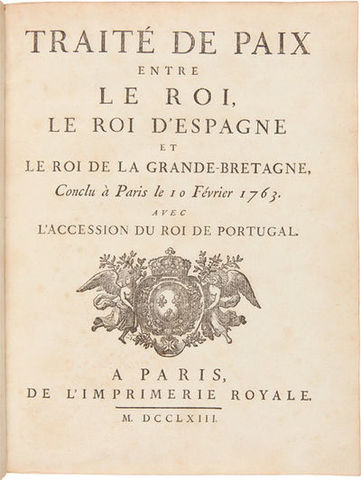 Treaty of Paris 1763