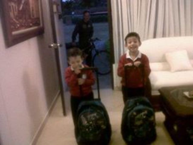 mi primer dia de colegio