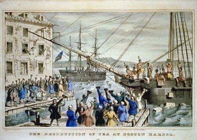 Le Boston Tea Party et ses conséquences