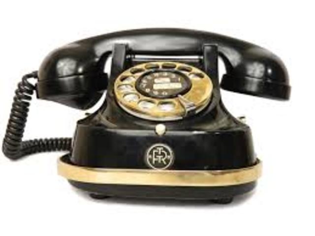 1896 teléfono de disco