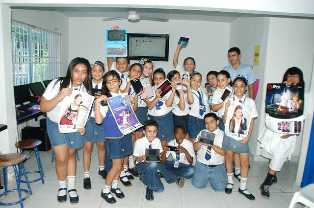 la primera vez que lleve un aparato tecnológico al cole