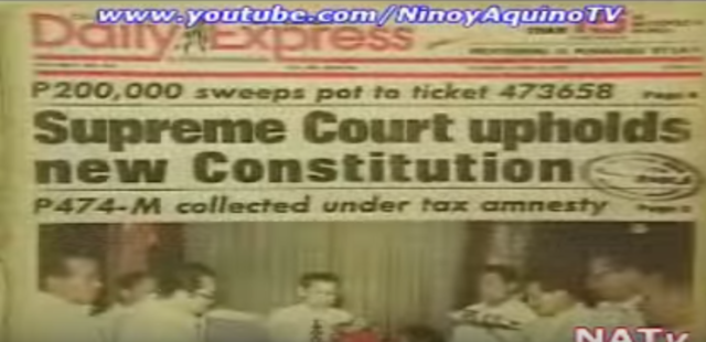 Marcos Constitution Ratified