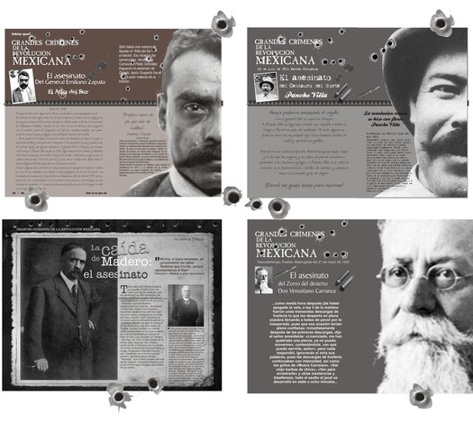 Asesinato de Zapata, Carranza, Madero y Villa Carranza.