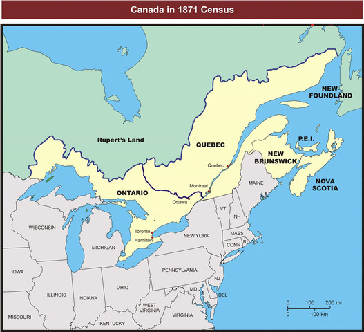 The first Census of the Dominion of Canada