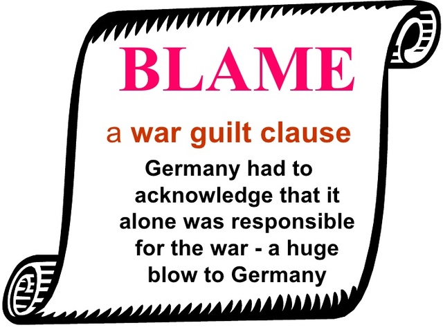 Resparations and the war Guilt Clause