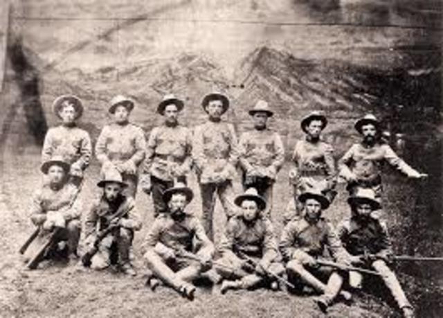 Rough Riders Charge up San Juan Hill