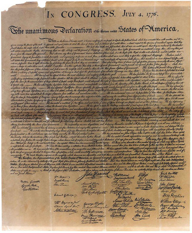 Declaration of Independence Signed