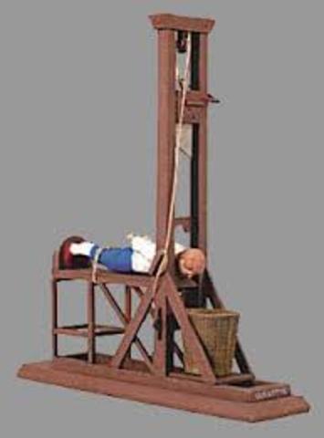 Guillotine is created
