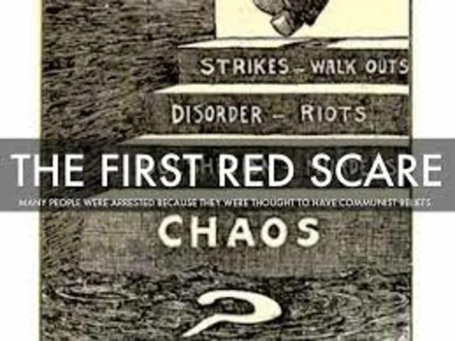 The first Red scare