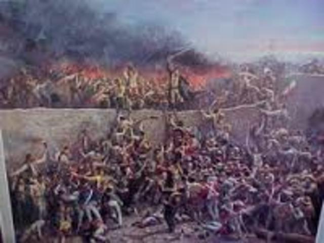 Start of the Alamo Battle