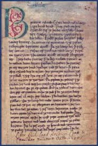 The Anglo Saxon Chronicle