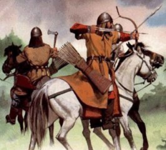 Los lombardos invaden Italia, arrebatan valiosos dominios a los bizantinos, y fundan su propio reino en dichas tierras.