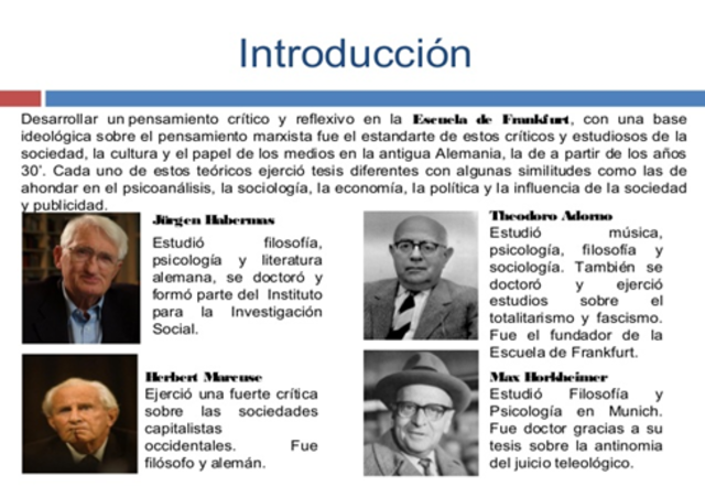 ESCUELA DE FRANKFURT