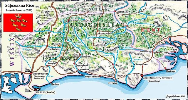 Sussex, último reino pagano anglosajón, se convierte al cristianismo.