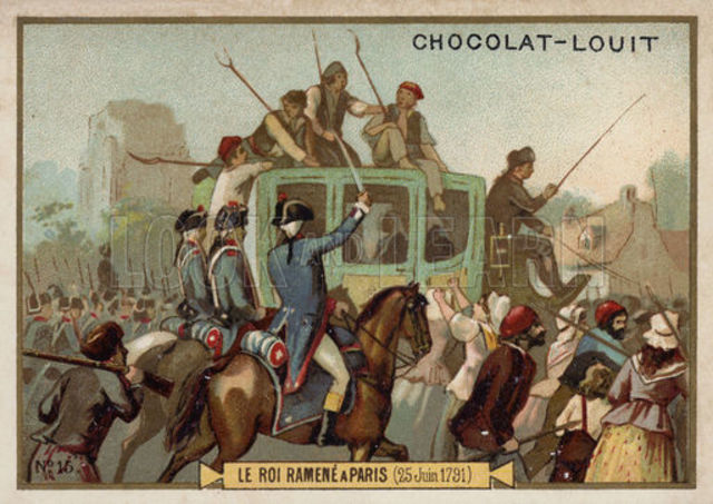 King Louis XVI Attempts to Flee France