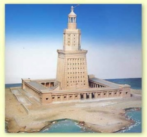 CONSTRUCCION DEL FARO DE ALEJANDRIA (GRECIA)