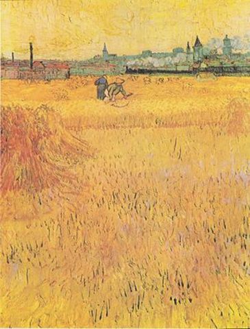 Painted Arles: View from the Wheatfields