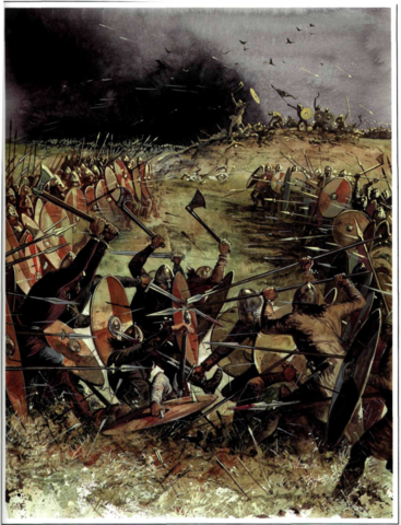 Los normandos son derrotados en Montpensier.