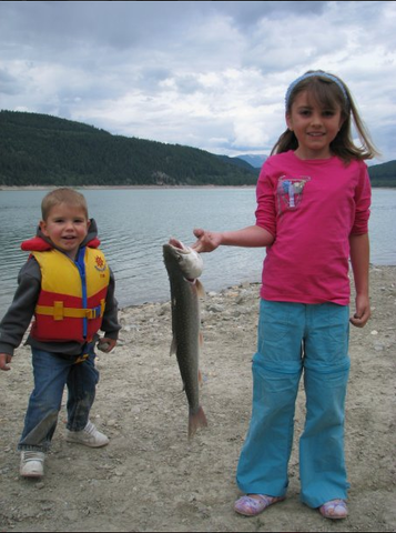 Catching my first fish