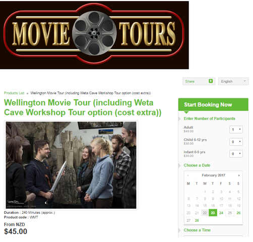 Doing the Wellington Movie Tour