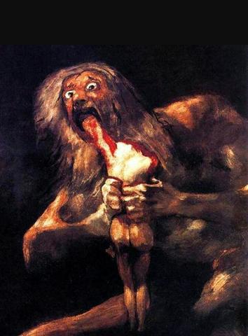 Saturno devorando a un hijo