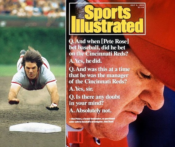 Pete Rose banned from baseball for betting