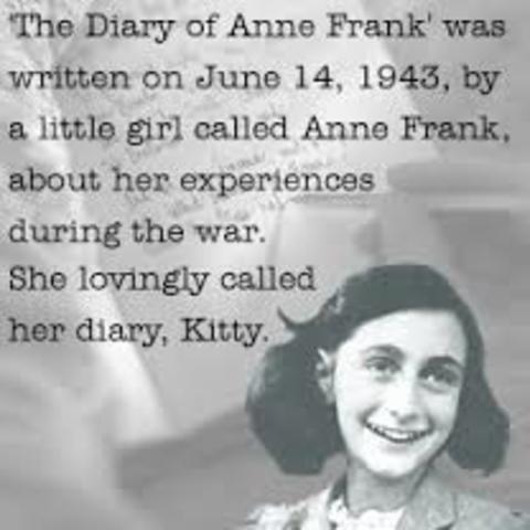 Anne Frank during WWII