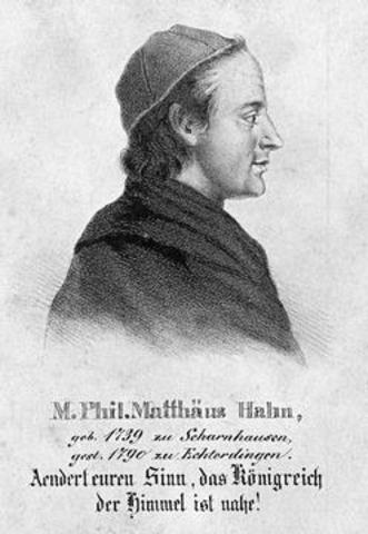 Philipp Matthäus Hahn