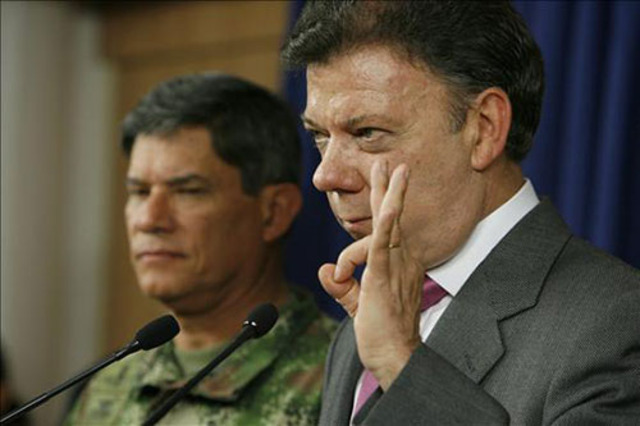 'Es el comienzo del fin de las Farc', afirmó Presidente Santos durante su visita a La Macarena, Meta
