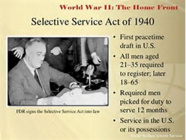 Selective Service act of 1917