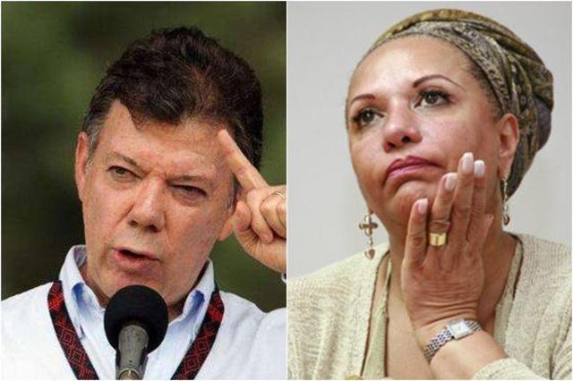 PIEDAD CÓRDOBA REFUTA A SANTOS Y AFIRMA QUE LA SOLUCIÓN DE LA GUERRA DEBE SER PACÍFICA