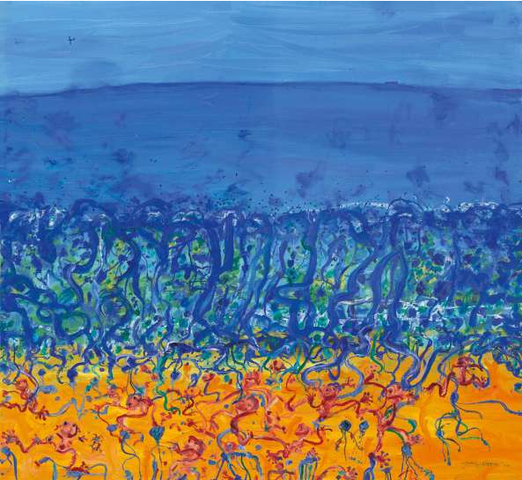 John Olsen - Popping Bluebottles