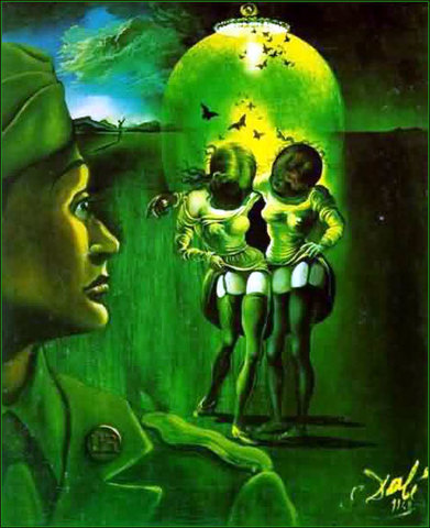 Salvador Dali - Soldier Take Warning