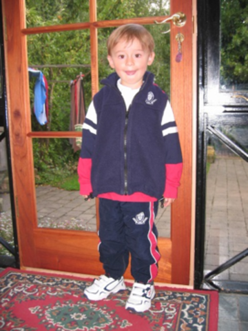 I went to school for the first time.